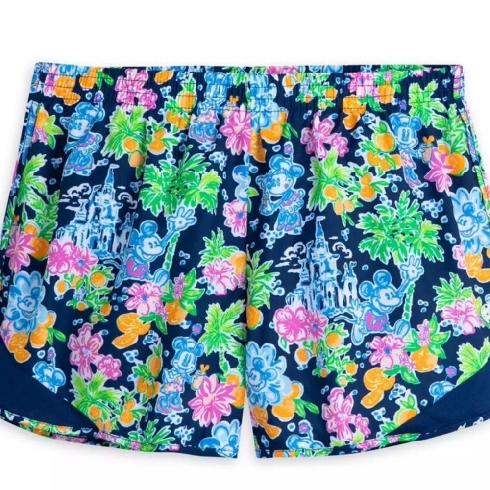 Disney x Lilly Pulitzer Floral Athletic Shorts